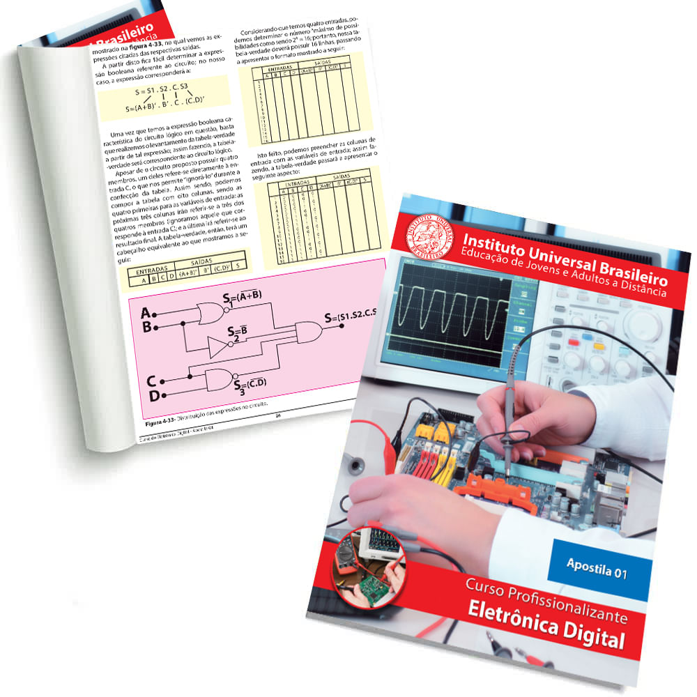 Curso de Eletrônica Digital EAD - Instituto Universal Brasileiro